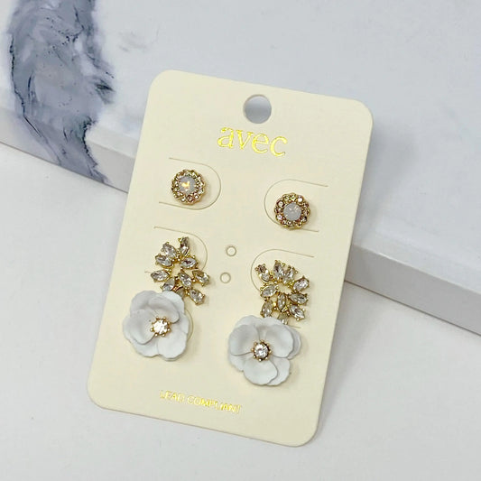 FloraShine Stud Trio