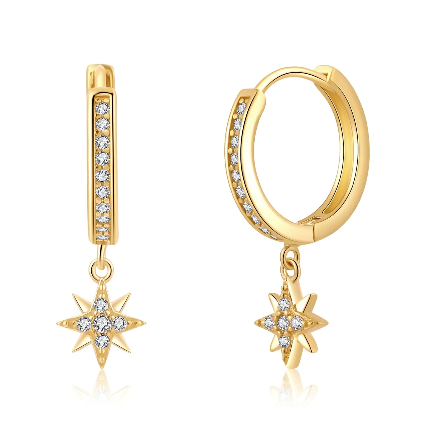 Starlet 14K Starlet Gold Hoops