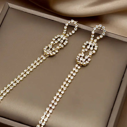 The Radiant Cascade Drop Earrings