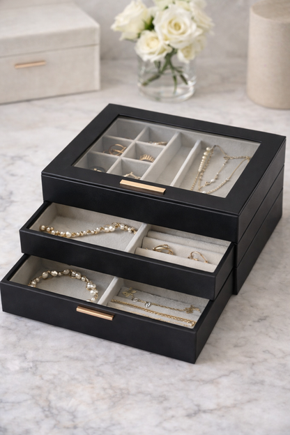 The LuxeStack Jewelry Drawer