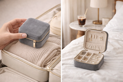 The luxe Mini Travel Jewelry Case